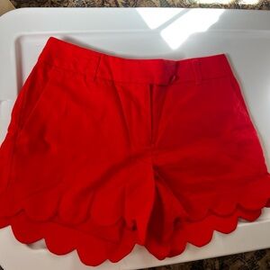 J Crew scalloped shorts